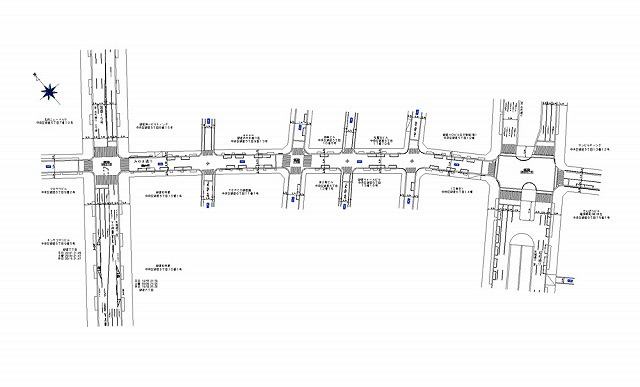 みゆき通り/昭和通り/国道15号