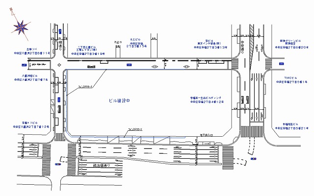 鍛冶橋通り/中央通り