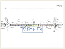 サンプルデータ｜24条申請に必要な作業帯図、道路規制図作成はTPN。