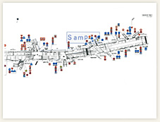 サンプルデータ｜24条申請に必要な作業帯図、道路規制図作成はTPN。